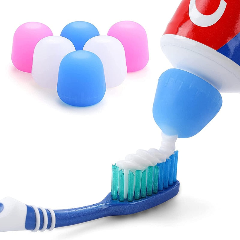 LoungeYard | 4pcs Anti-Waste Self-Closing Reusable Toothpaste Caps — product view 1