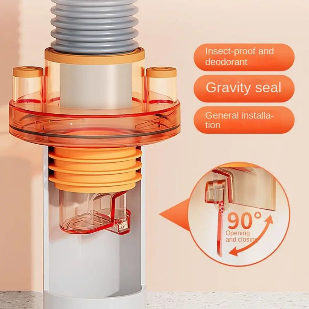 LoungeYard | Odor Prevention Automatic Drainage Pipe Adapter Drainer — product view 6