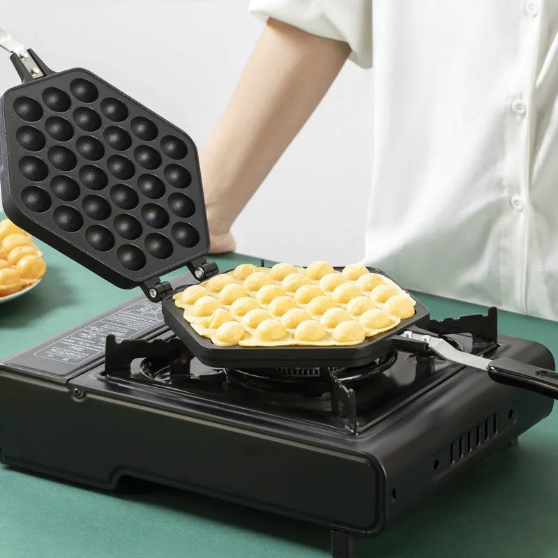 LoungeYard | Non-Stick Bubble Egg Waffle Maker Pan — product view 1