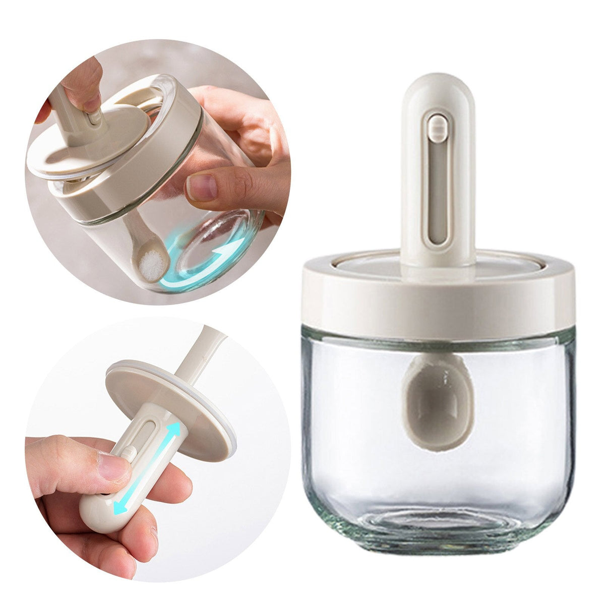LoungeYard | Creative Mini Seasoning Jar with Spoon — product view 5