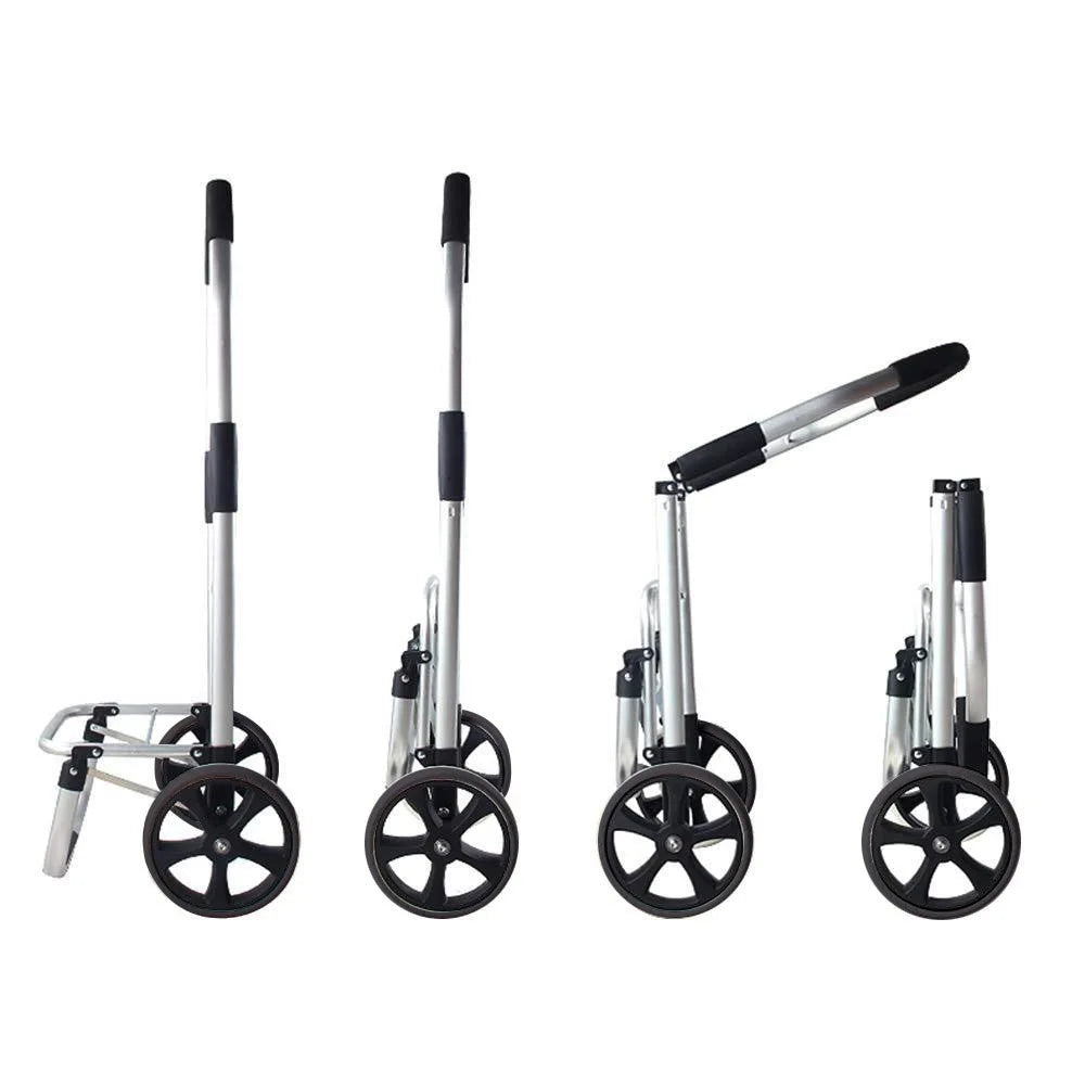LoungeYard | Foldable Aluminium Shopping Trolley – CarryEase — product view 4