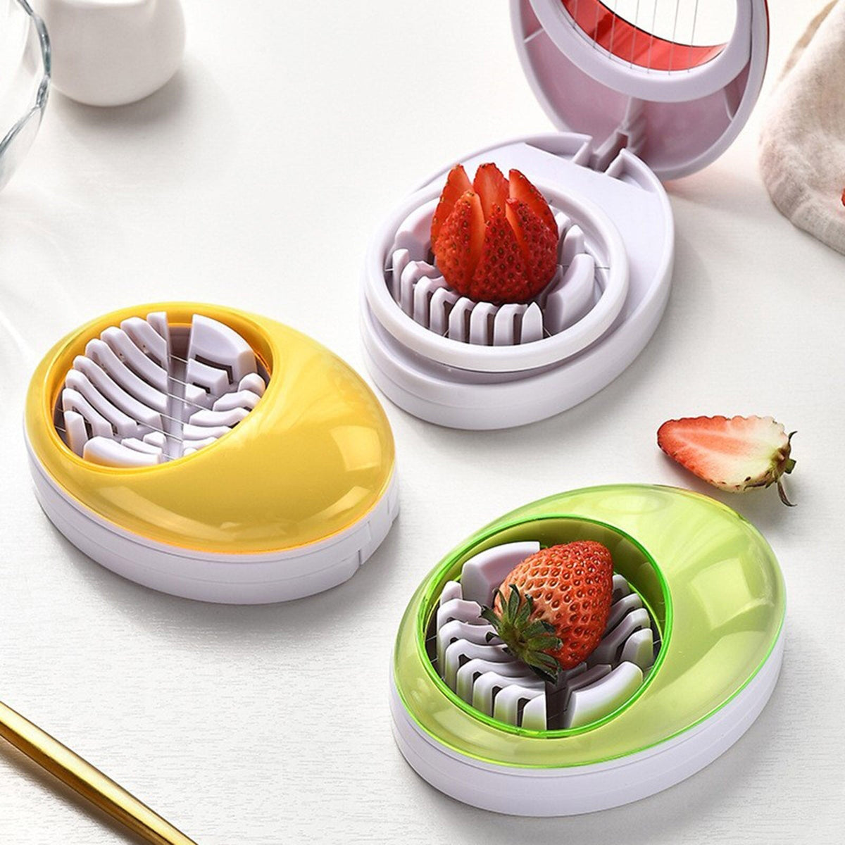 LoungeYard | Multifunctional Boiled Easy Egg Slicer — product view 3