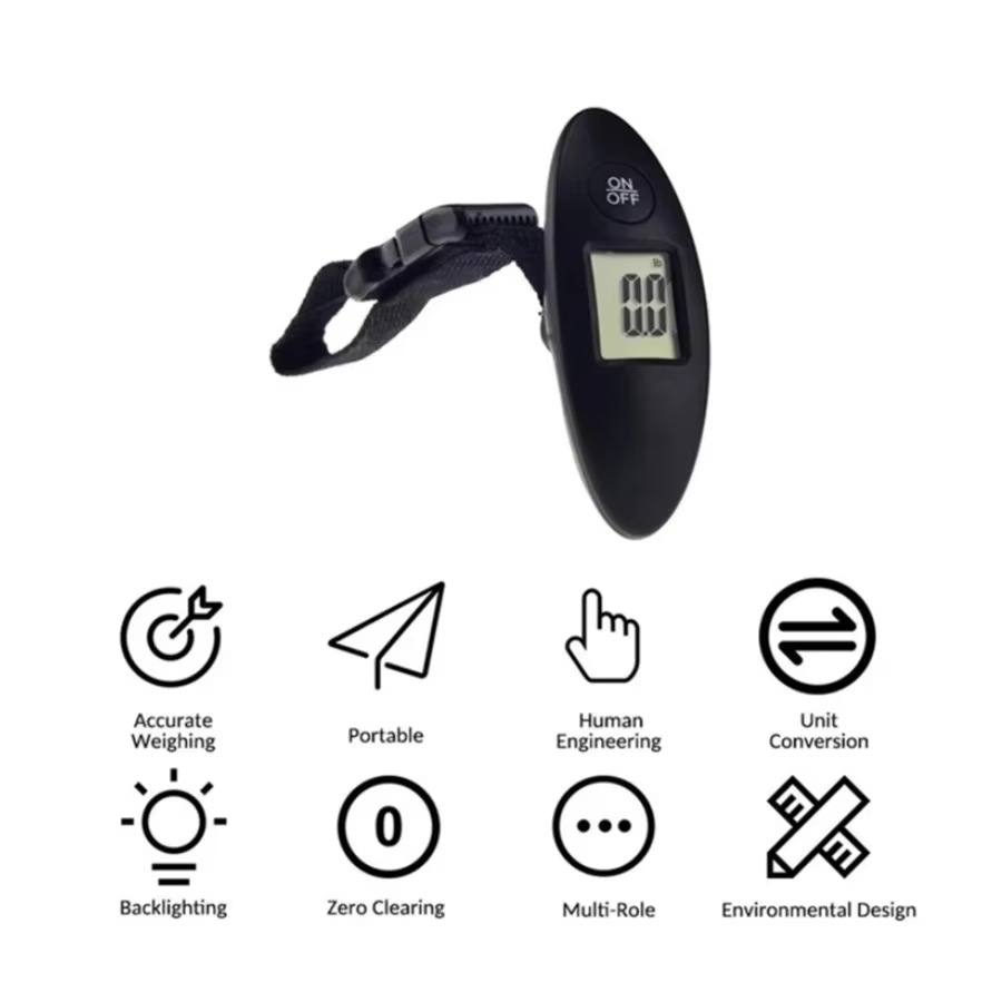 LoungeYard | Portable Digital Luggage Scale with LCD Display and Strap — product view 4