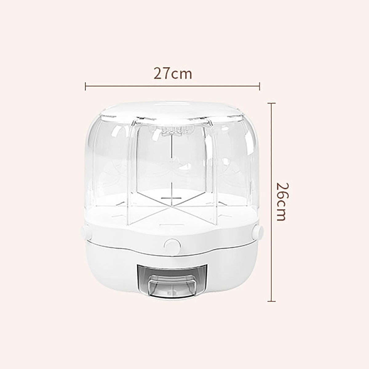 LoungeYard | 6-Grid Rotating Grain Storage Dispenser — product view 1