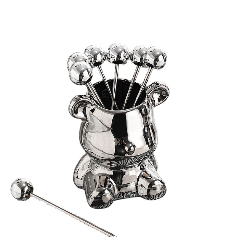 LoungeYard | Nordic Tiny Bear Food Fruit Holder — product view 5