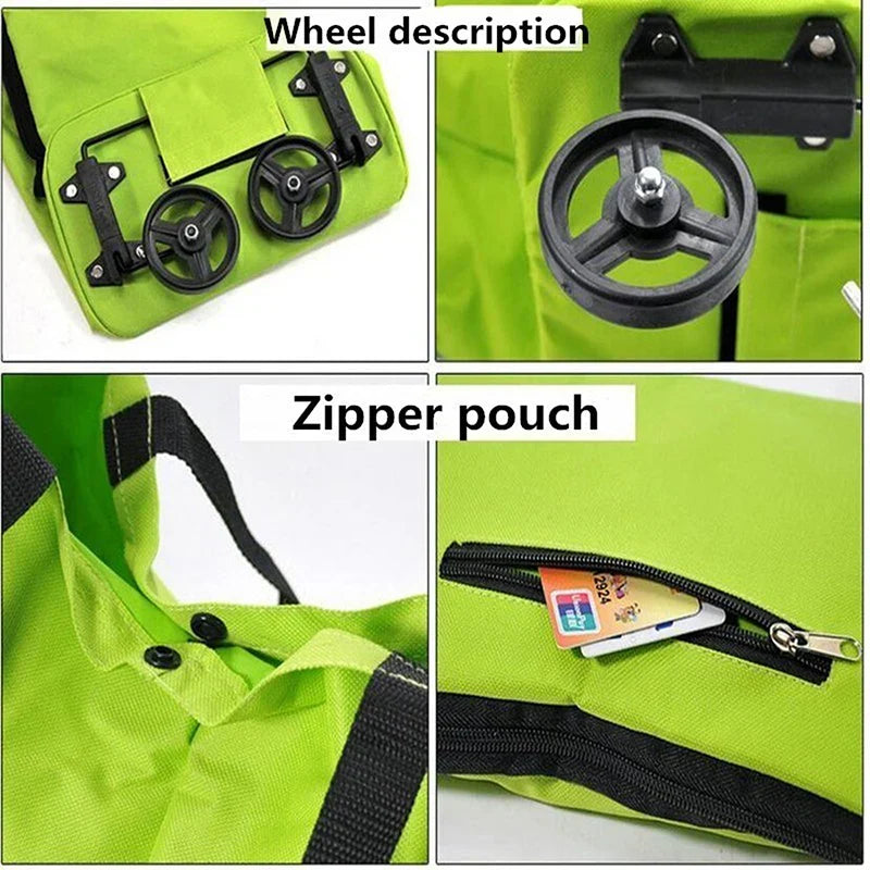 LoungeYard | Foldable Shopping Trolley Bag — product view 3