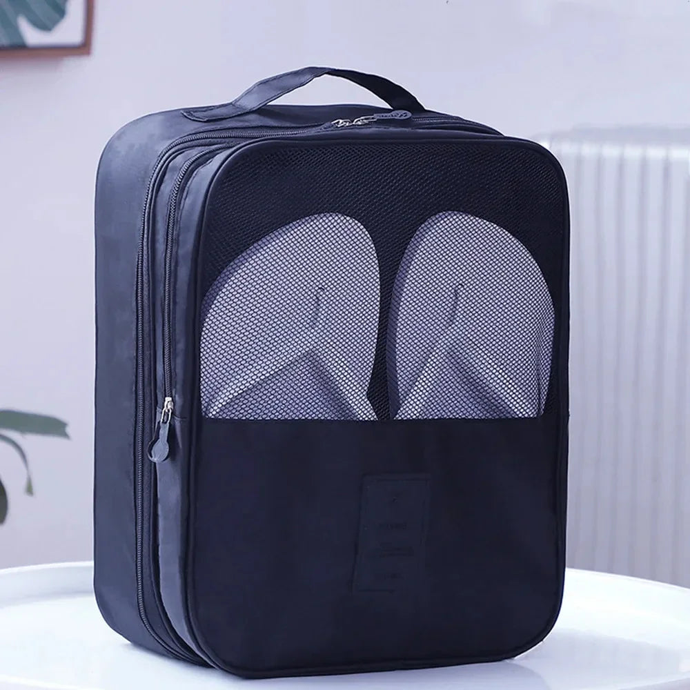 LoungeYard | Packoro Shoe Organizer | For 3–4 pairs | Water-repellent & Compact | Travel & Everyday — product view 1