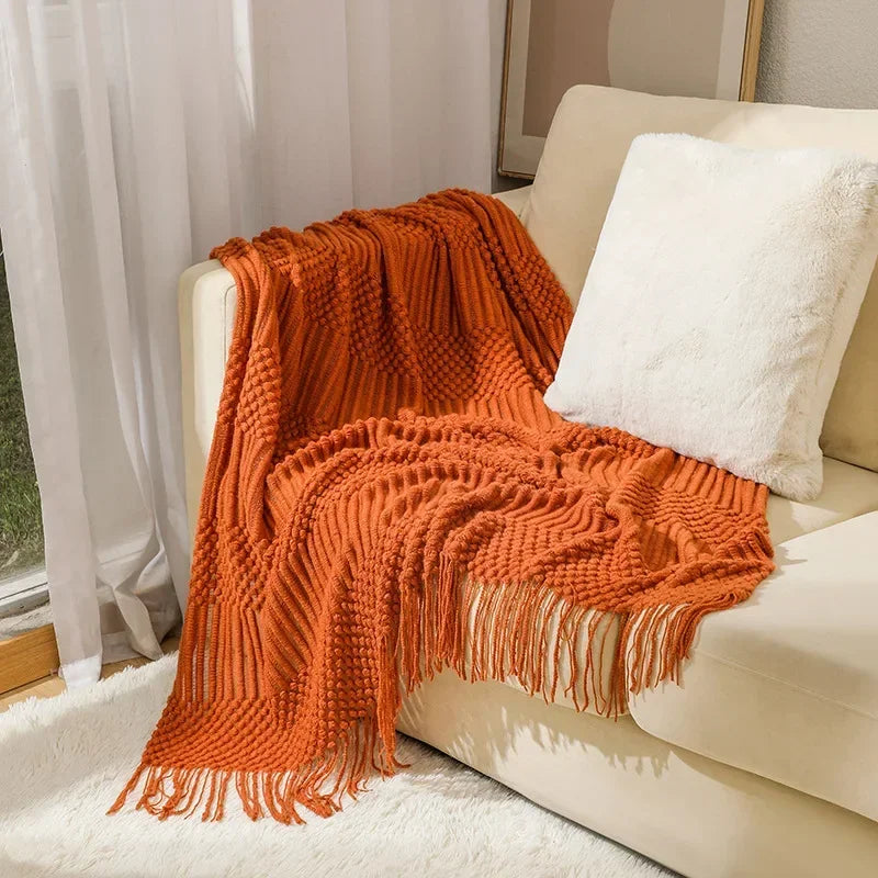 LoungeYard | Nordic Style Dick Knitted Blanket — product view 7
