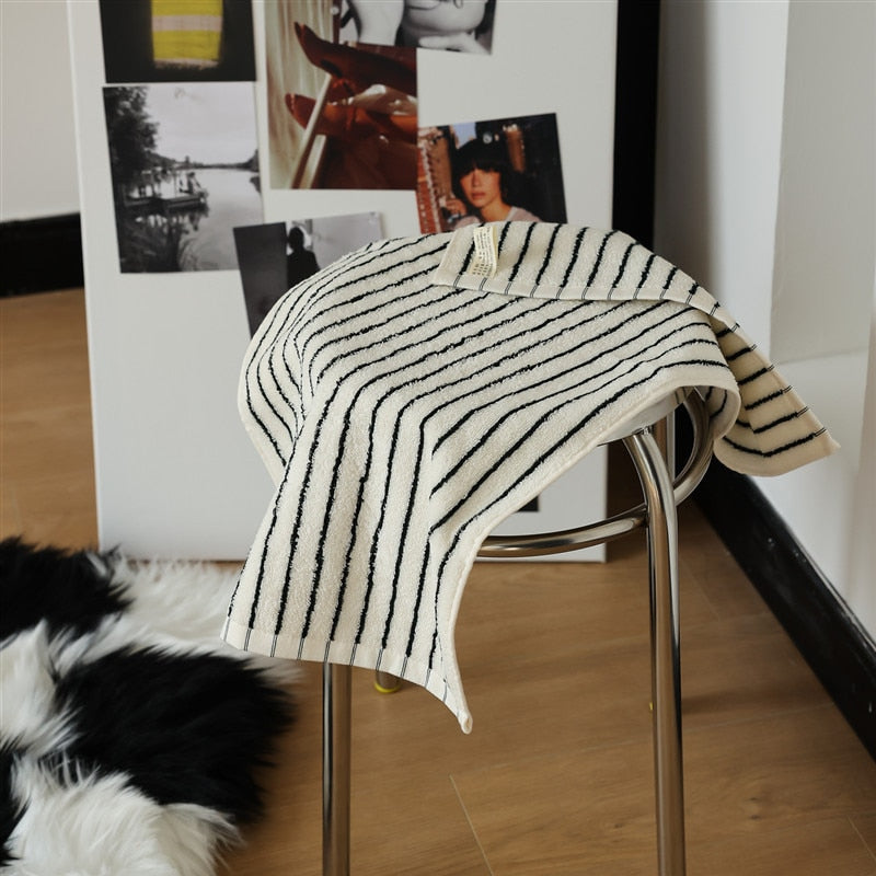 Stripe Cotton Towel | LoungeYard — product view 1