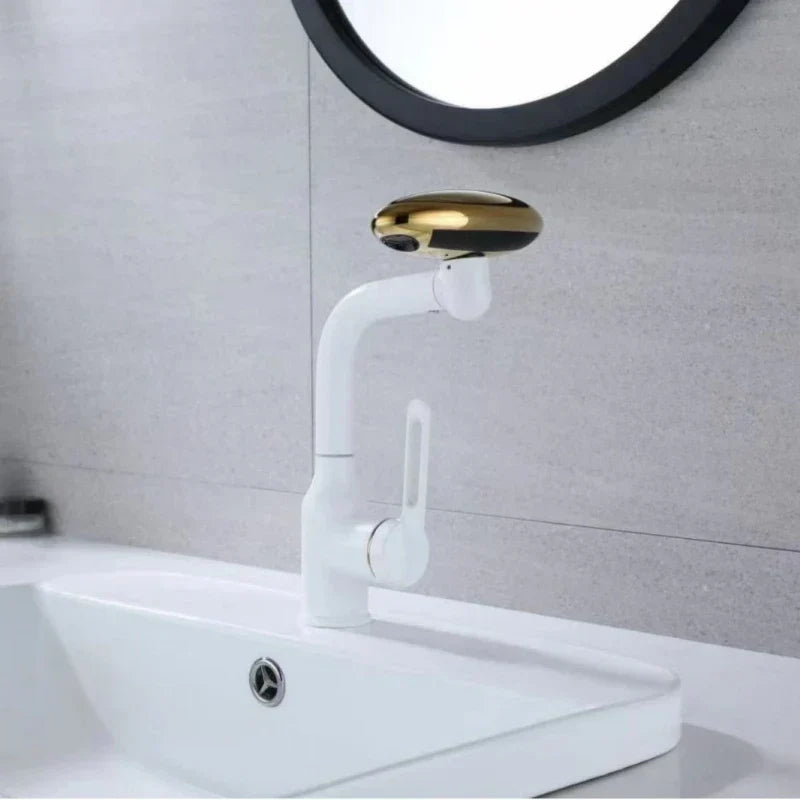 LoungeYard | Multifunctional Waterfall Rotating Nordic Basin Faucet — product view 5
