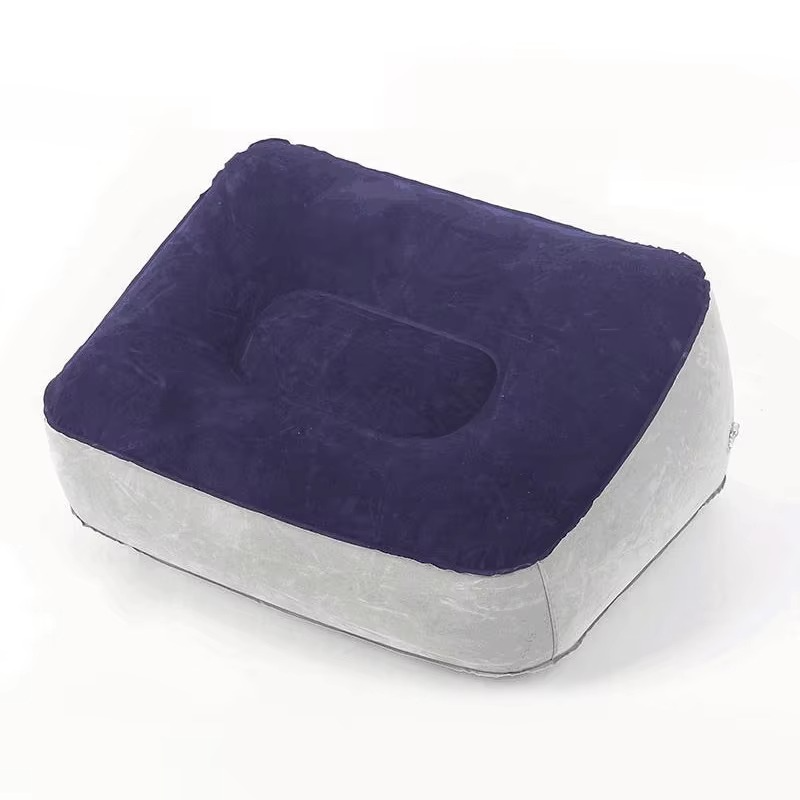 LoungeYard | Inflatable Footrest Pillow - Leg Support Cushion for Travel, Office & Home — product view 6