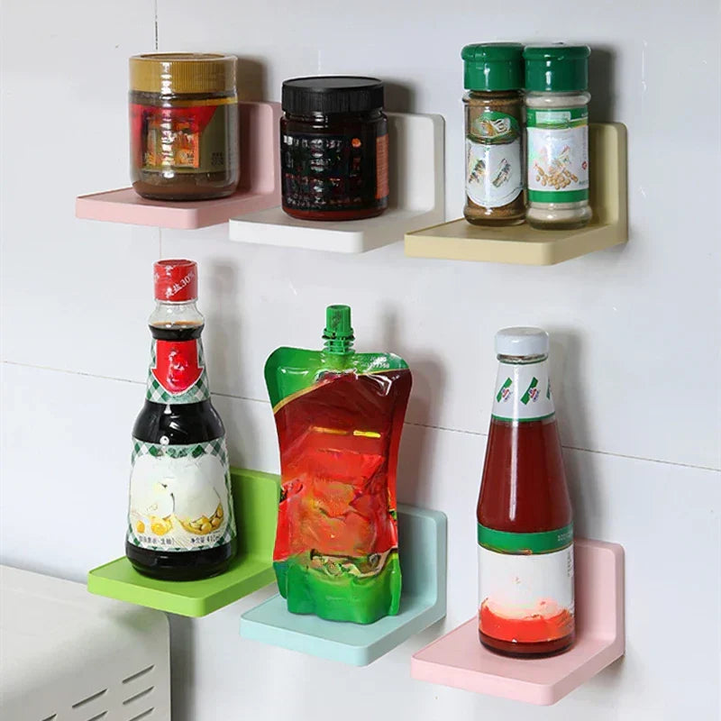LoungeYard | Wallify Adhesive Shelf | Self-adhesive & Residue-free | For Bathroom, Kitchen & Hallway | No Drilling — product view 3