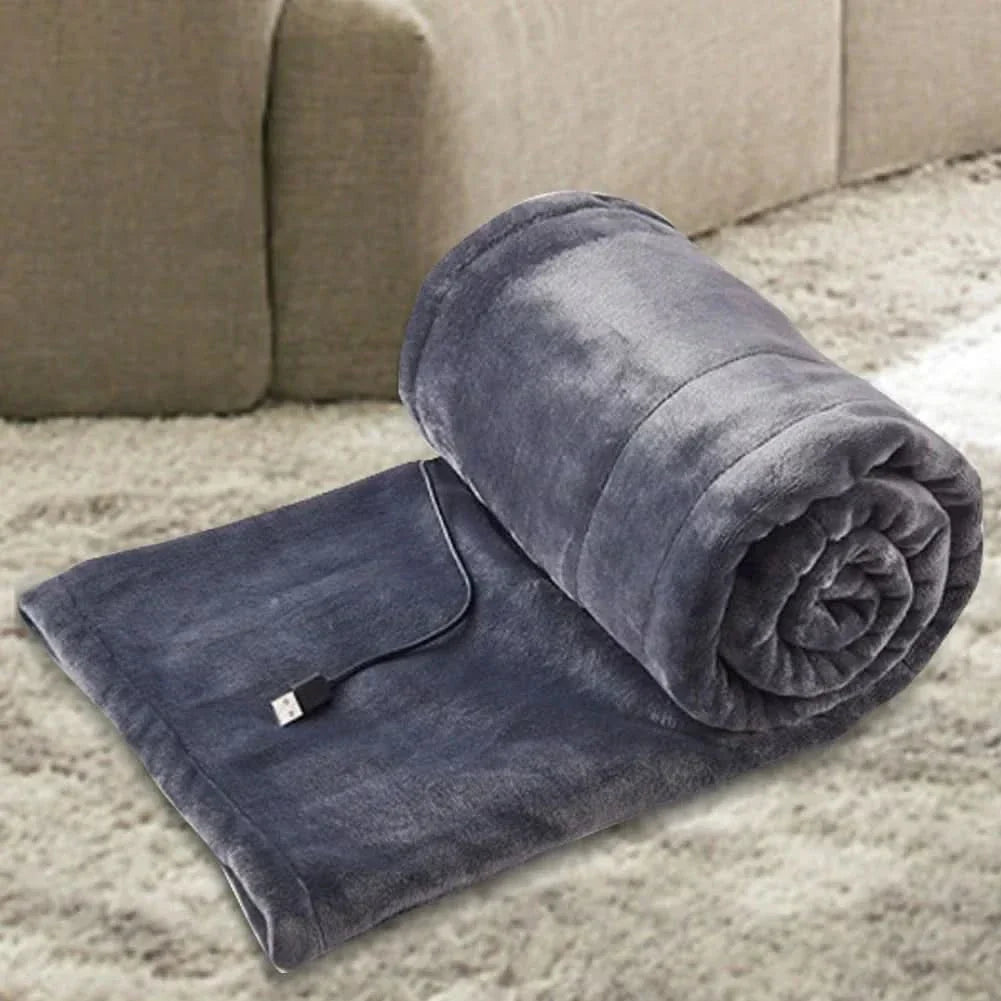LoungeYard | ElectricCuddle USB Heated Fleece Blanket – Portable & Adjustable — product view 2