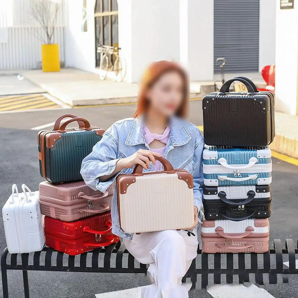 LoungeYard | Travellia Mini Cosmetic Case | Compact & Stylish | Hard Shell made of ABS+PC | Ideal for Travel & Make-up — product view 4