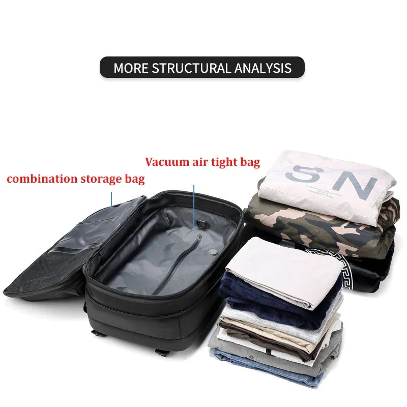 LoungeYard | Vacuum Compression Ultimate Travel Backpack — product view 4