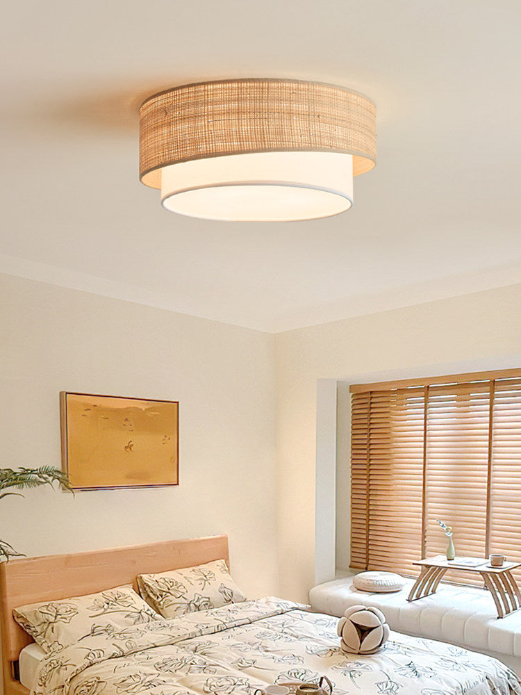 Sedge Raffia Flush Mount — product view 3