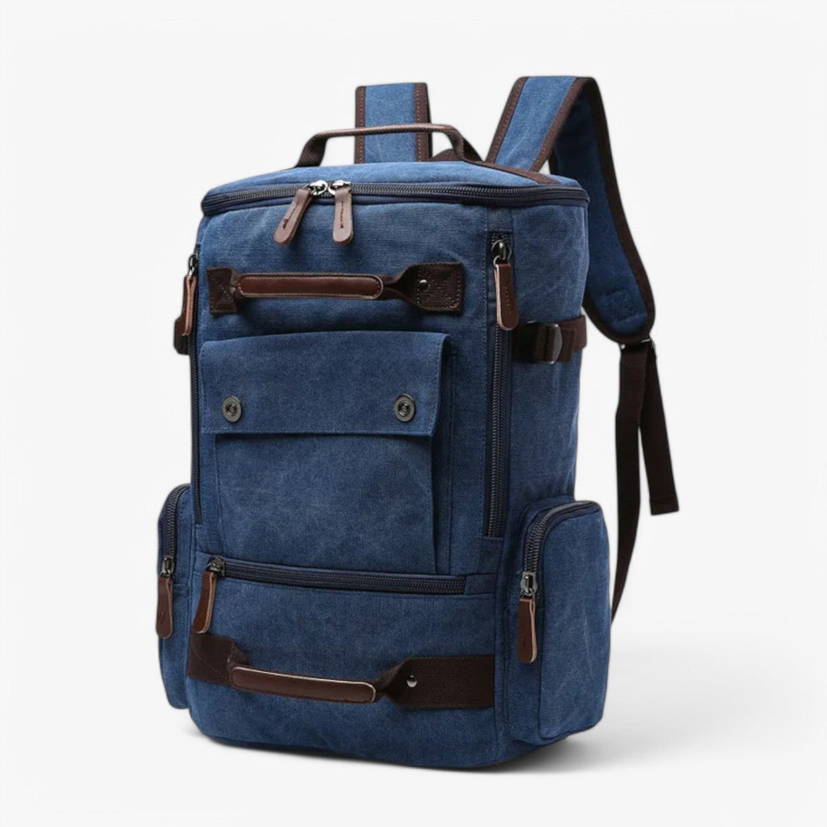 LoungeYard | Vintage Canvas Backpack – Stylish & Functional with Laptop Compartment for Everyday & Adventure — product view 1