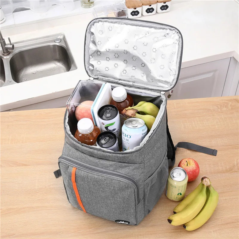 LoungeYard | Thermal Lunch Bag Waterproof Oxford Portable Cooler Backpack – ChillPack — product view 2