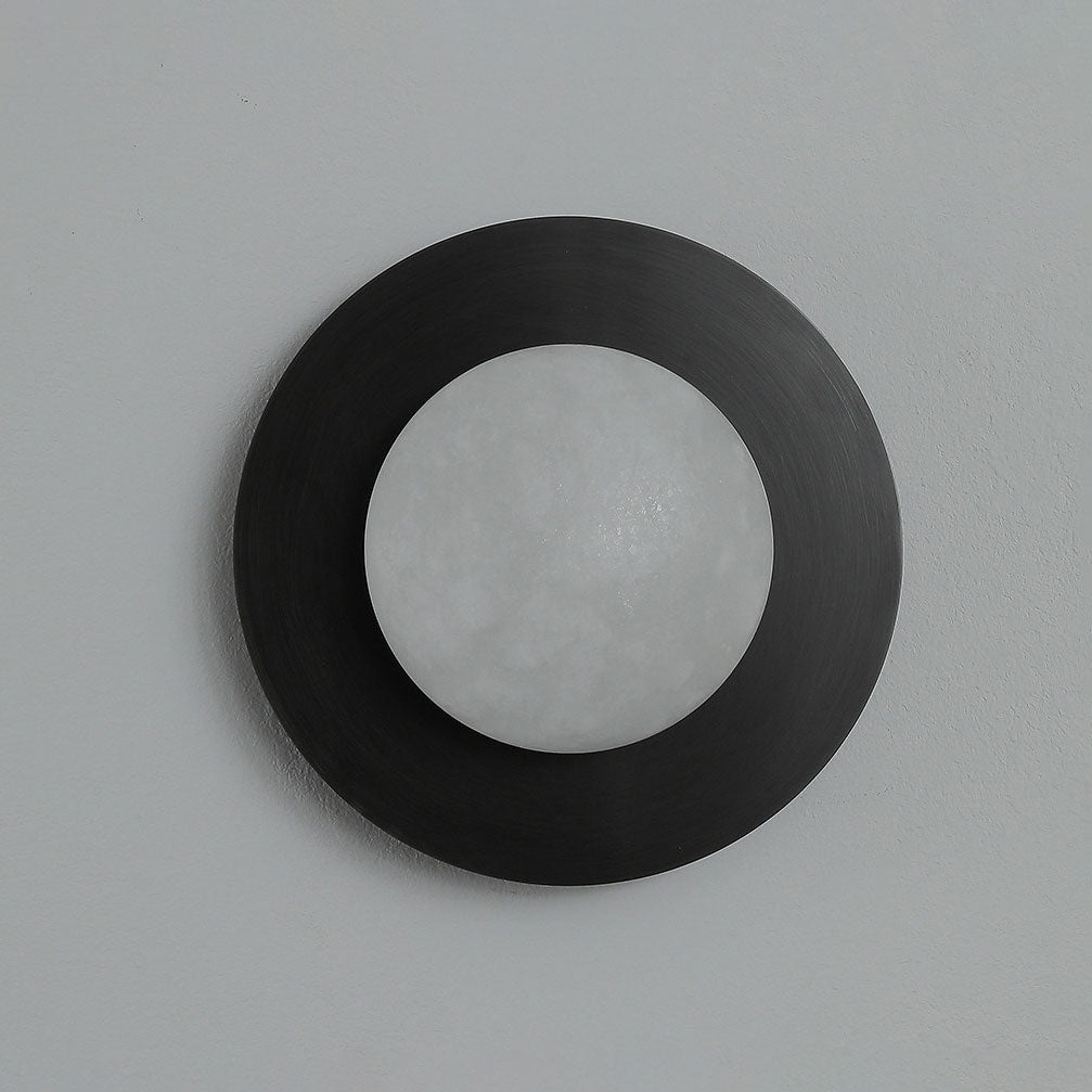 Selene Alabaster Moon Wall Sconce — product view 7