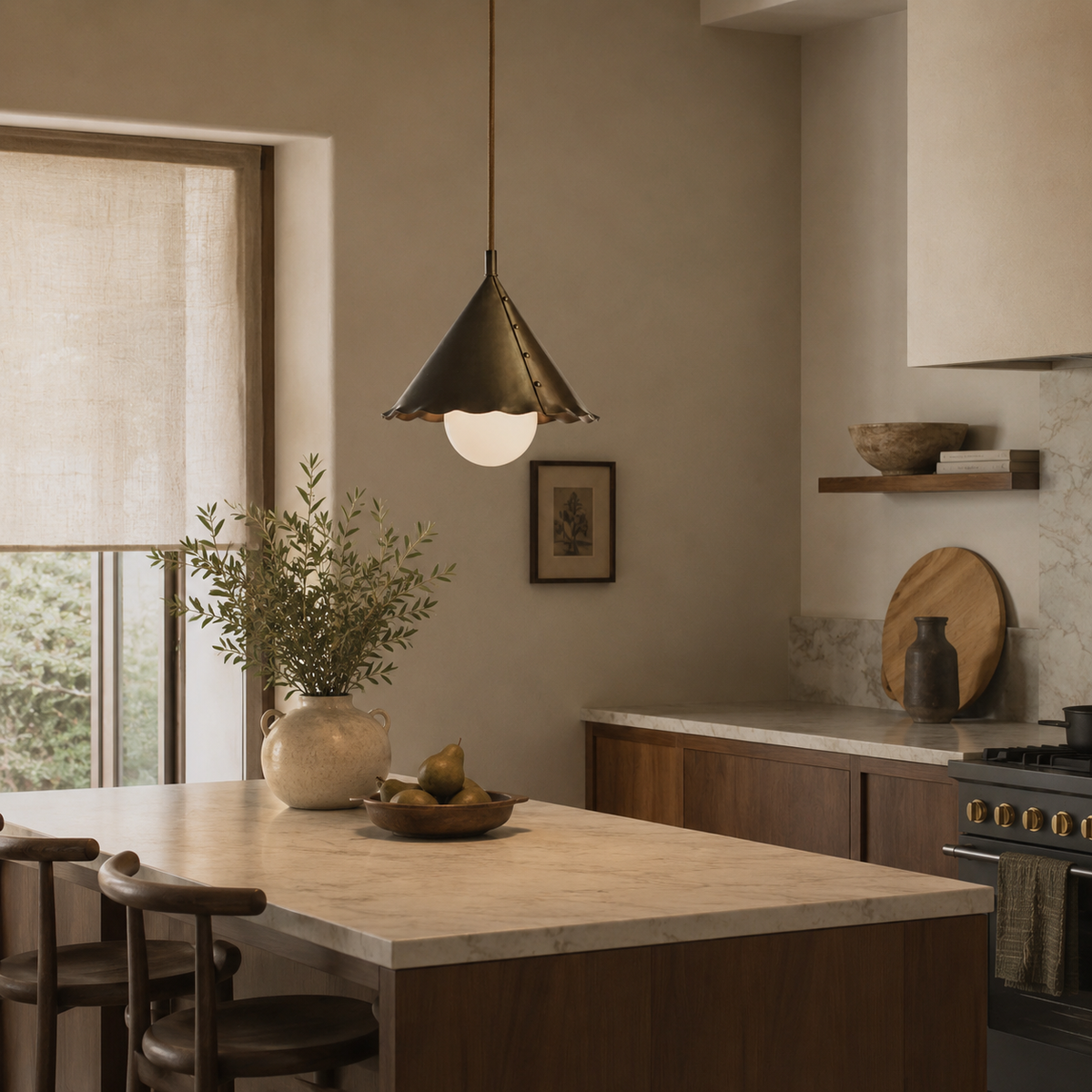 Sellwood Brass Pendant Lamp — product view 7