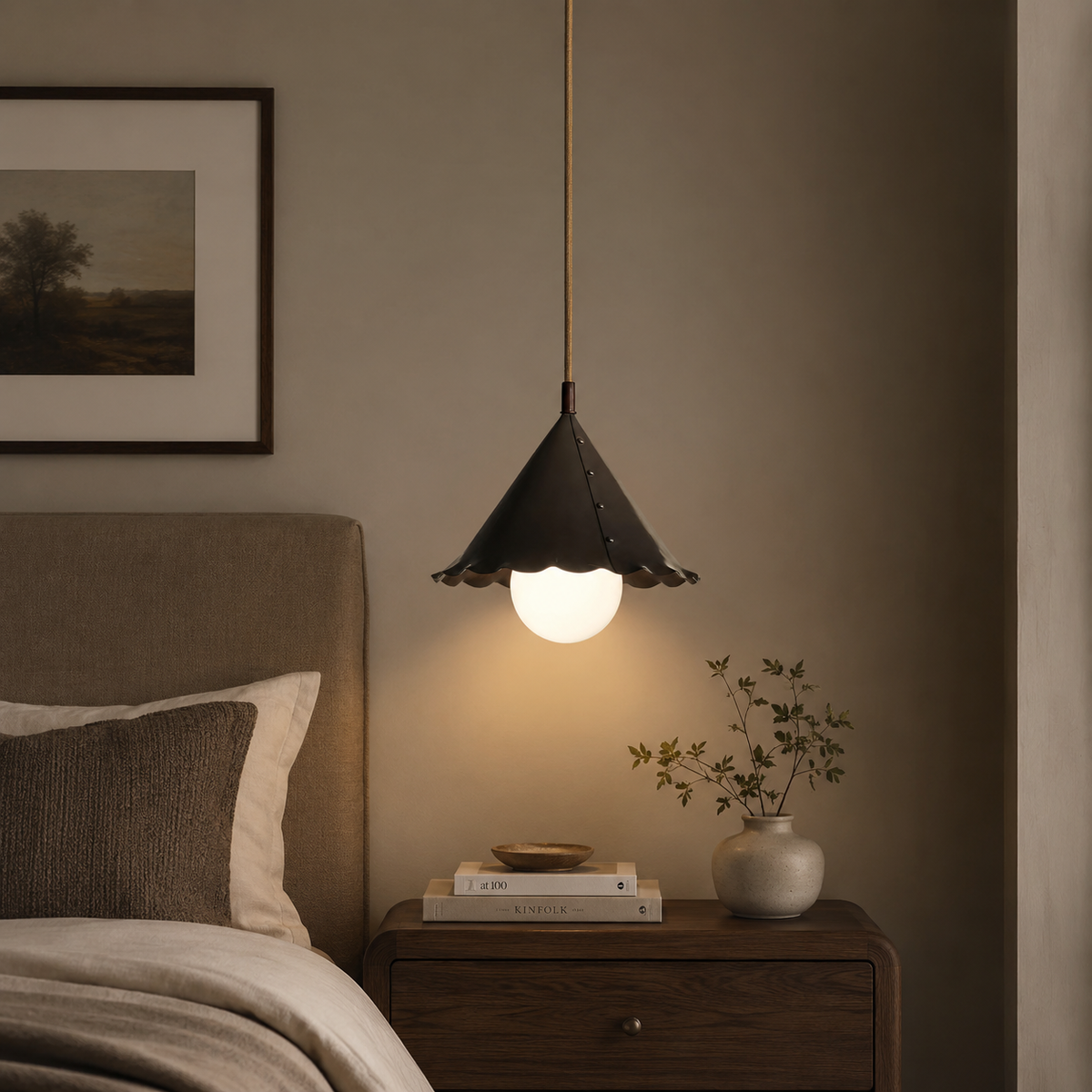 Sellwood Brass Pendant Lamp — product view 4