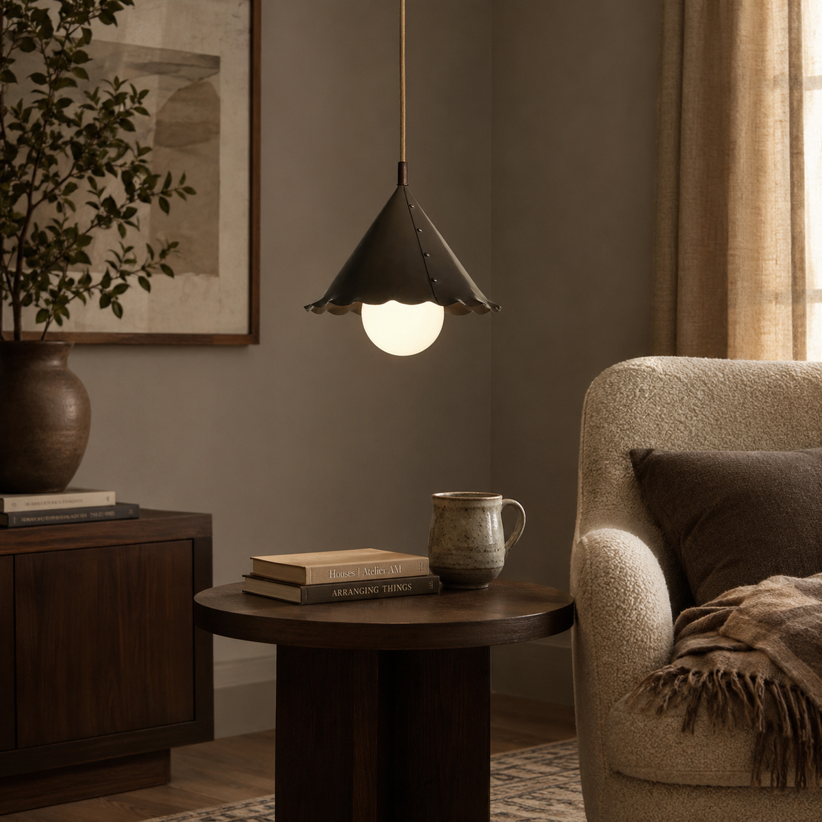 Sellwood Brass Pendant Lamp — product view 3