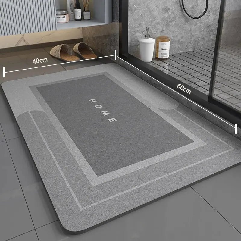 Non-Slip Bath Mat, Quick-Drying Microfiber, 40 x 60 cm — product view 1