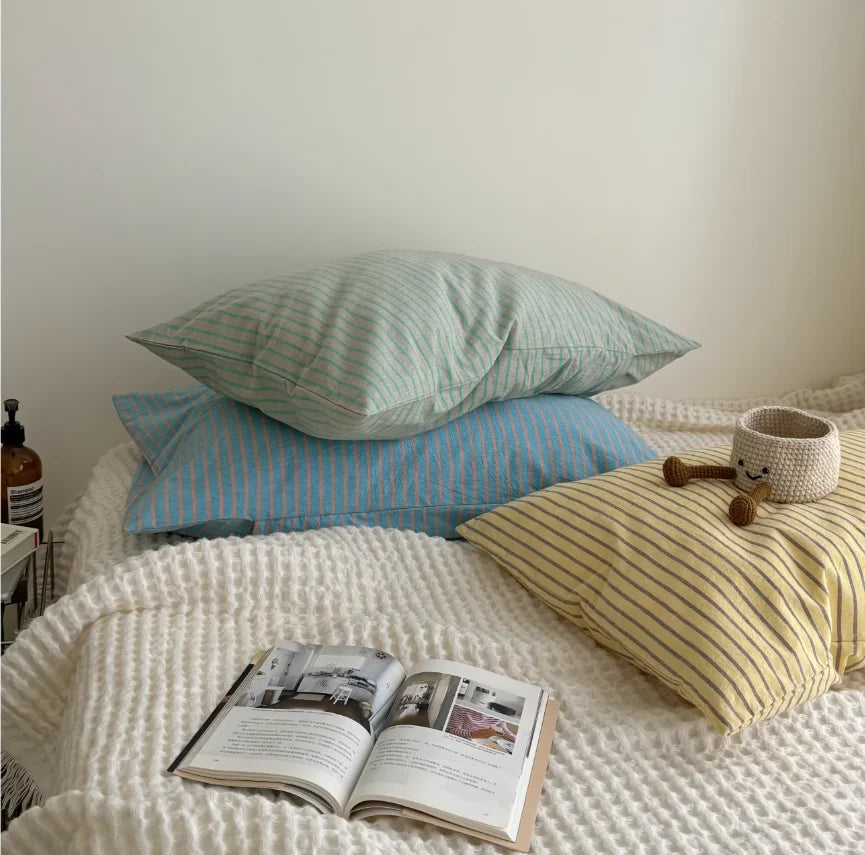 Modern Simple Striped Pillowcase | LoungeYard — product view 5