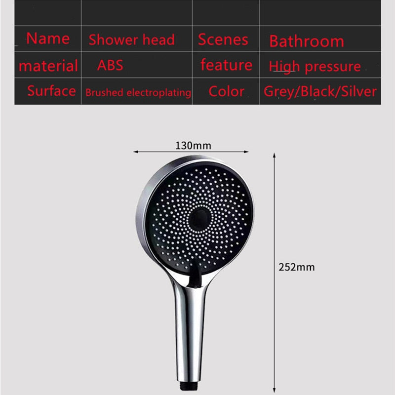 LoungeYard | Galaxy Adjustable Large Shower Head — product view 5