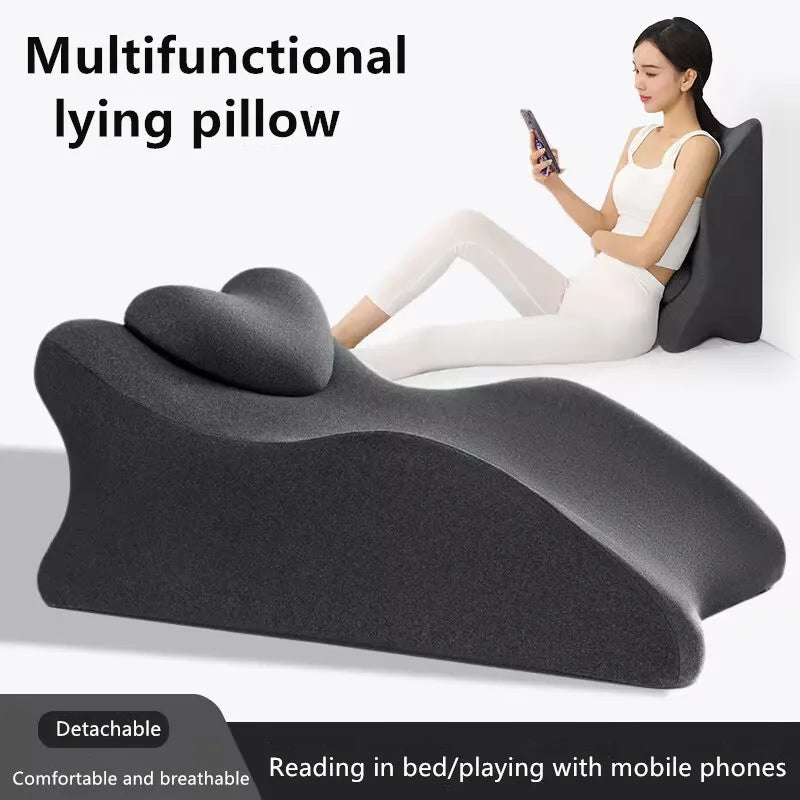 LoungeYard | Adjustable Lie-On-The-Bed Multitask Pillow — product view 4