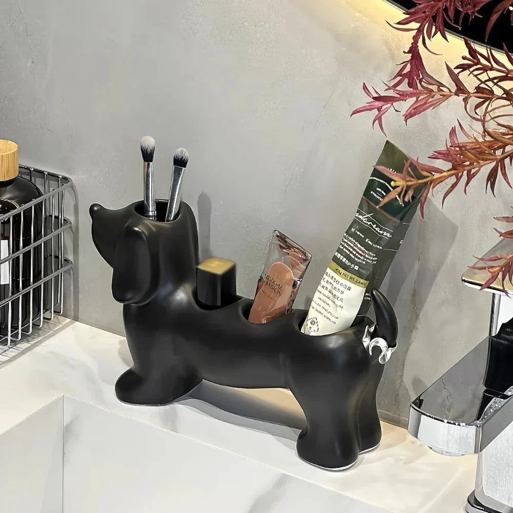 LoungeYard | Sausage Dog Multi-Purpose Bathroom Organizer — product view 4