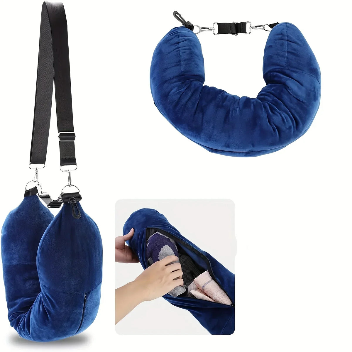 LoungeYard | Travel Easy Storage Neck Pillow — product view 4