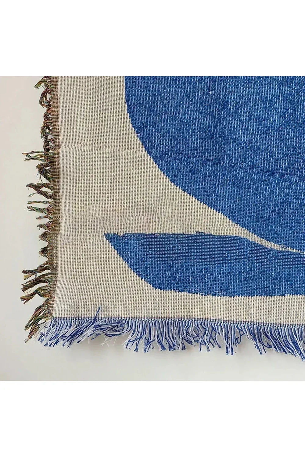 LoungeYard | Abstract Blue Muse Blanket — product view 4