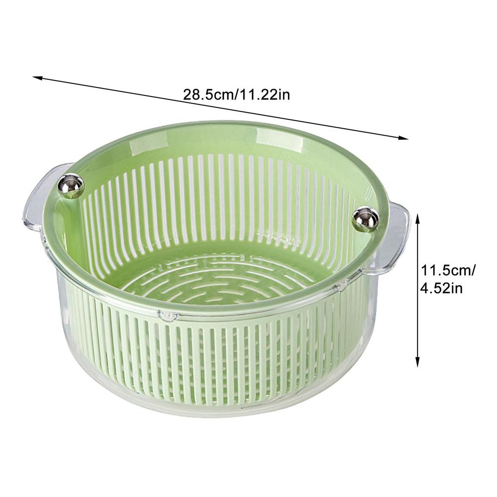 LoungeYard | Manual Spin Vegetable Drainer Basket — product view 1