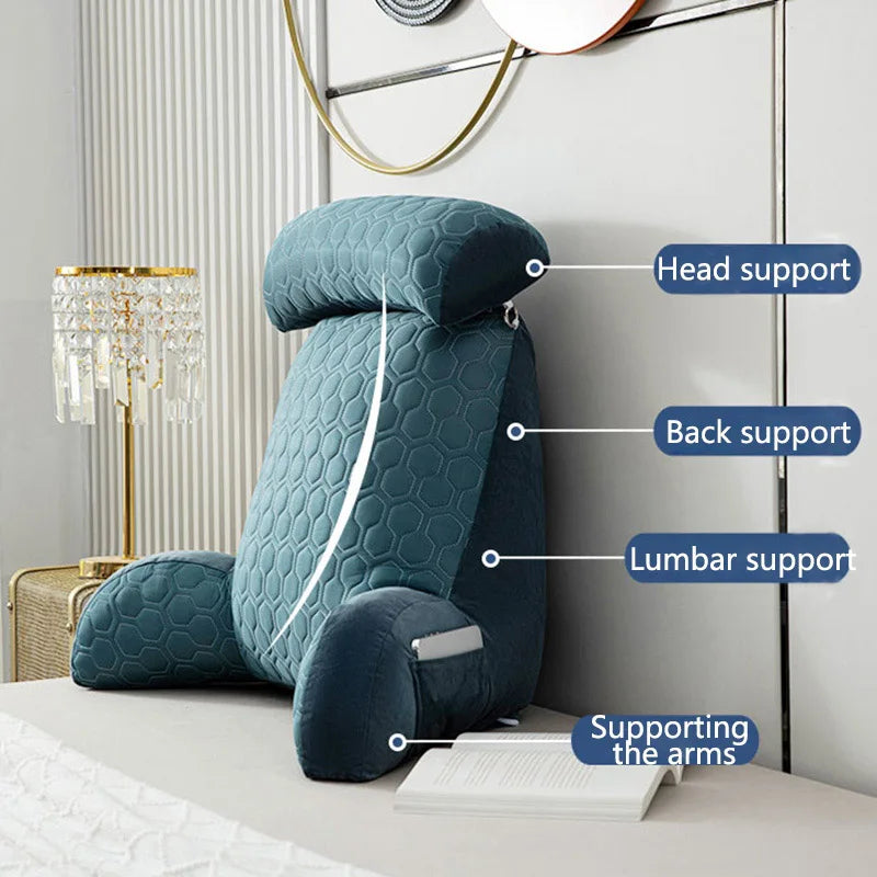 LoungeYard | Ultra Cooler Latex Washable Comfortable Reading Backrest — product view 3