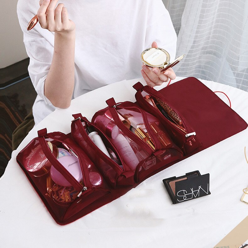 LoungeYard | Foldable Detachable Mesh Cosmetic Travel Bag — product view 1