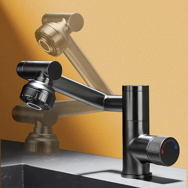 LoungeYard | Digital Display Rotatable Japanese Style Bathroom Faucet — product view 3