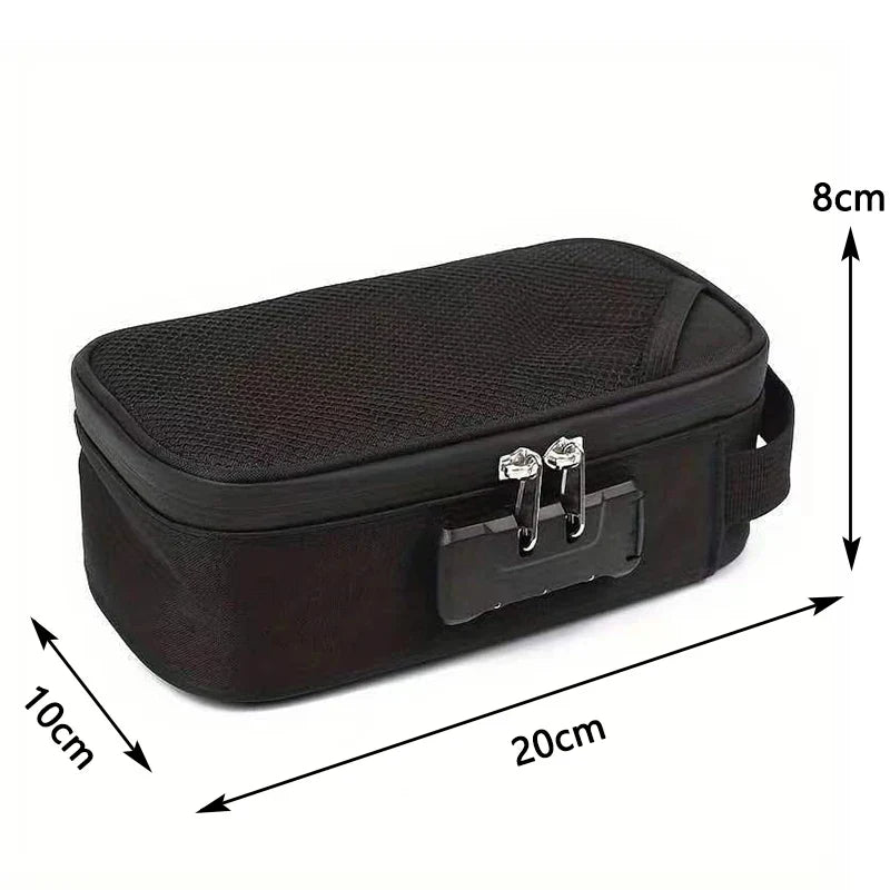 LoungeYard | SecuStyle Beauty Case | Lockable cosmetic bag with combination lock | Portable storage for travel & everyday use — product view 4