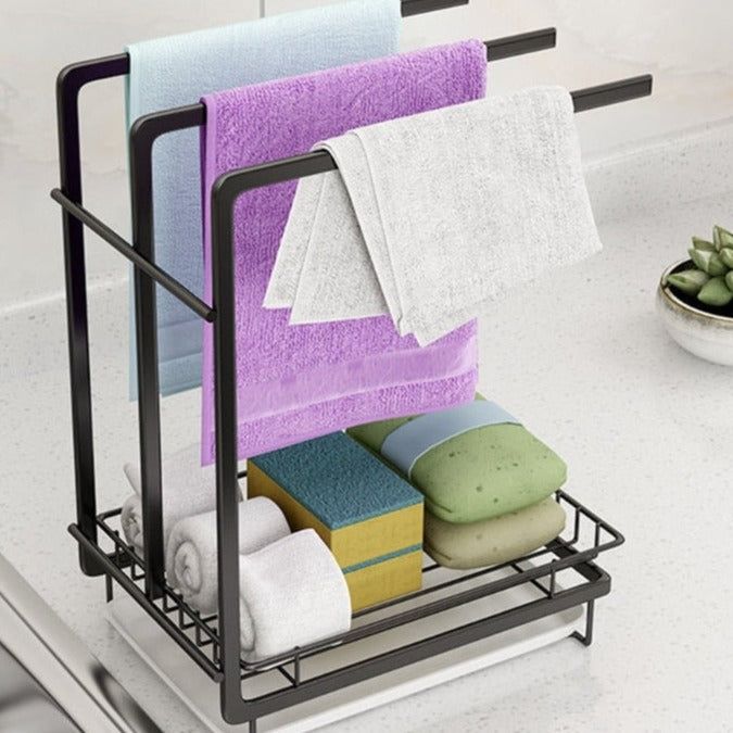 LoungeYard | Kitchen Sink Detachable Organizer Rack — product view 4
