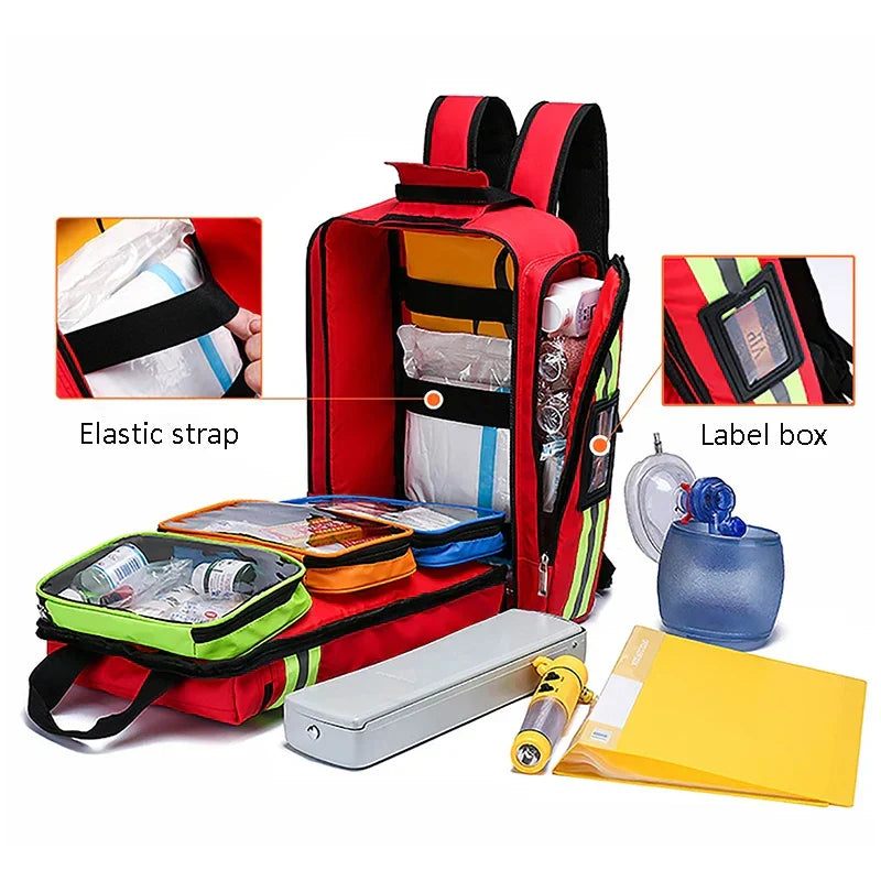 RescueReady - Robuuste EHBO en Survival Rugzak LoungeYard — product view 4