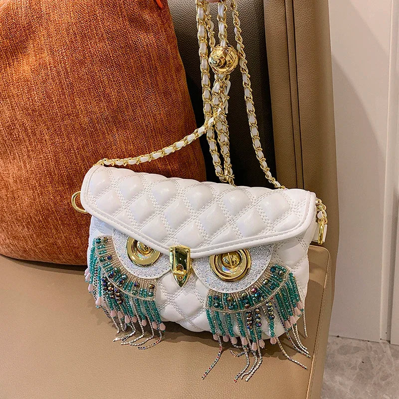 LoungeYard | Night Owl Glitter Shoulder Bag — product view 7