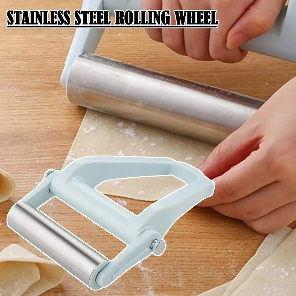 LoungeYard | Easy Dough Maker Baking Stainless Steel Roller — product view 5