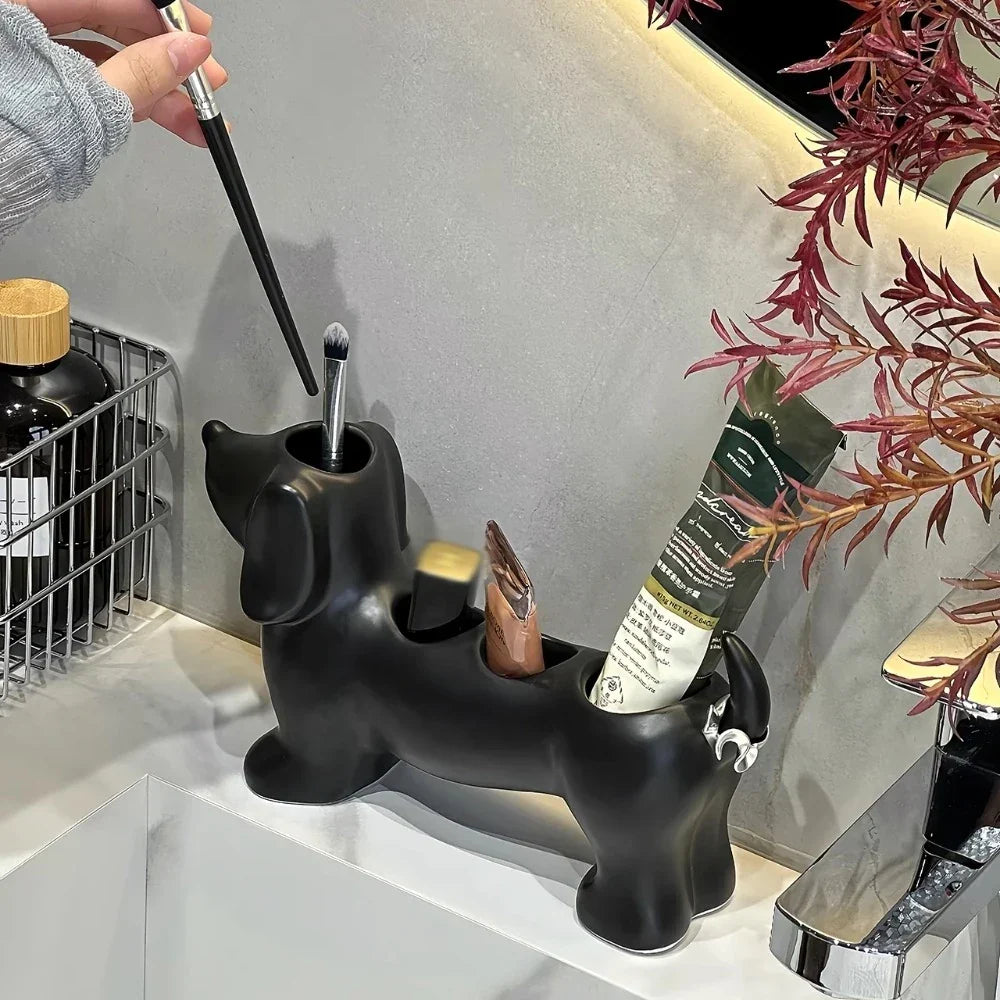 LoungeYard | Sausage Dog Multi-Purpose Bathroom Organizer — product view 5