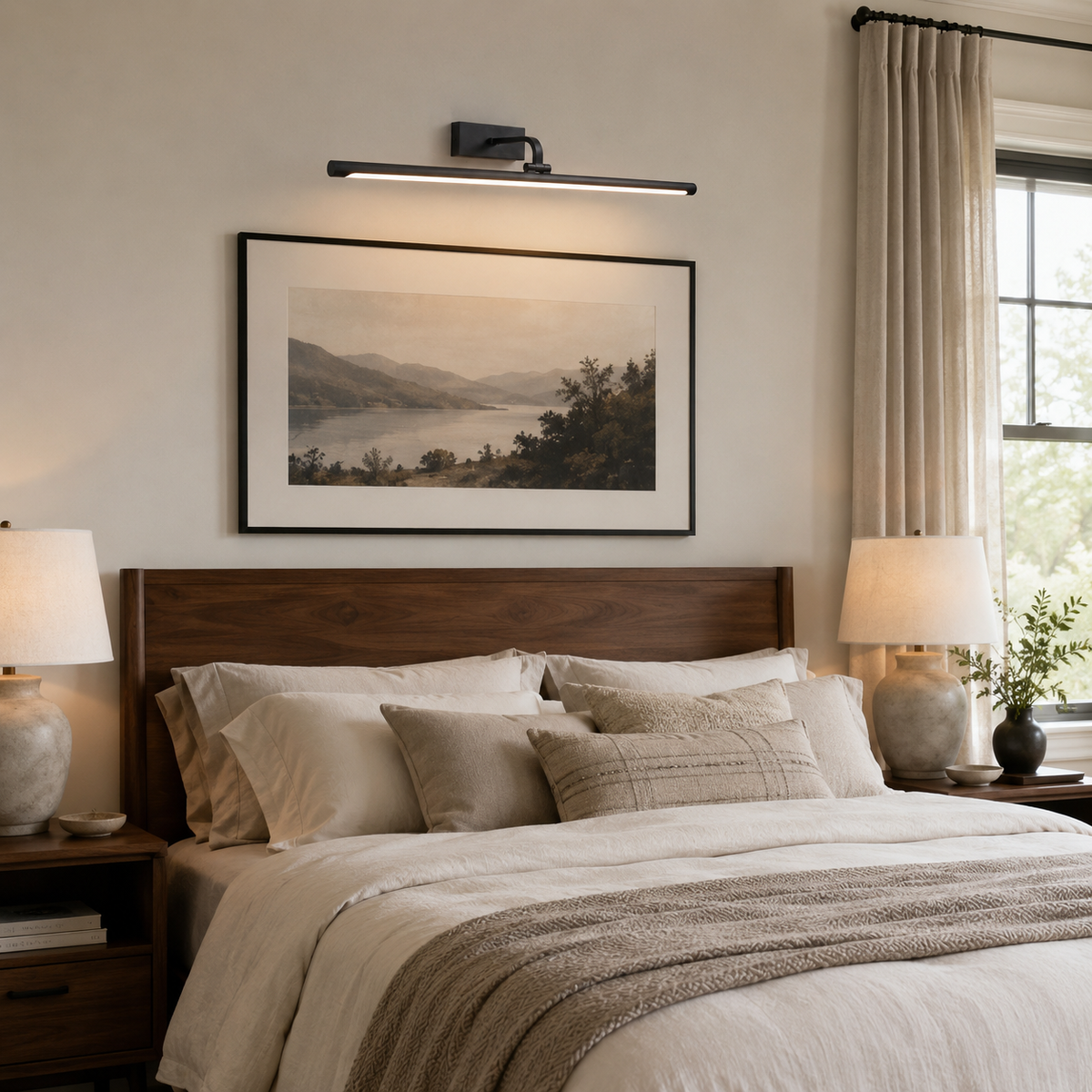 Sheffield Linear Brass Wall Sconce — product view 4