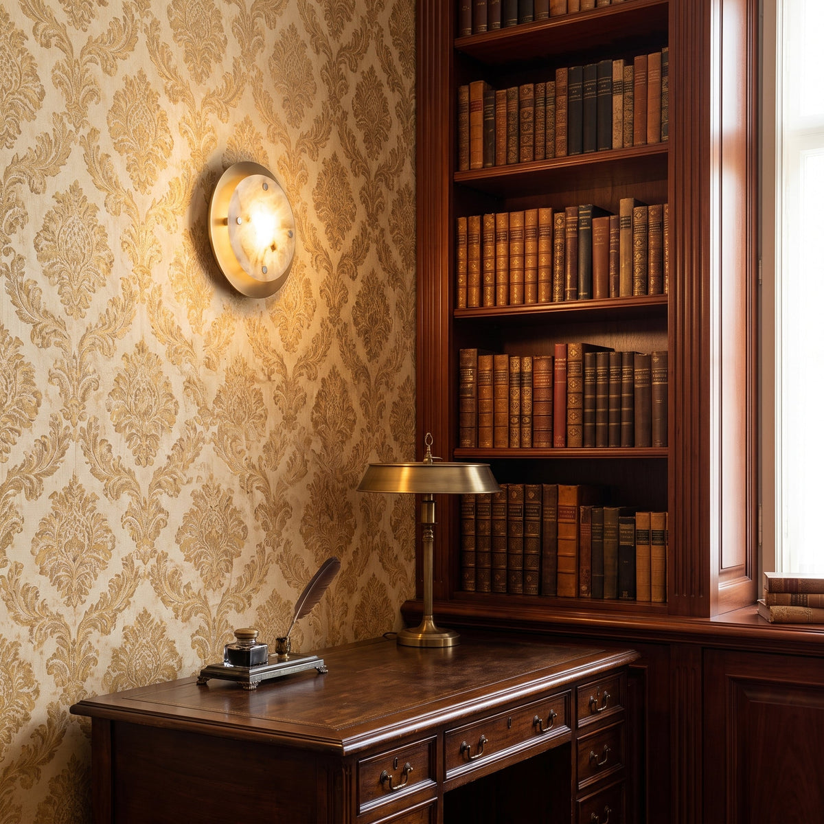 Sierre Alabaster Wall Sconce — product view 6