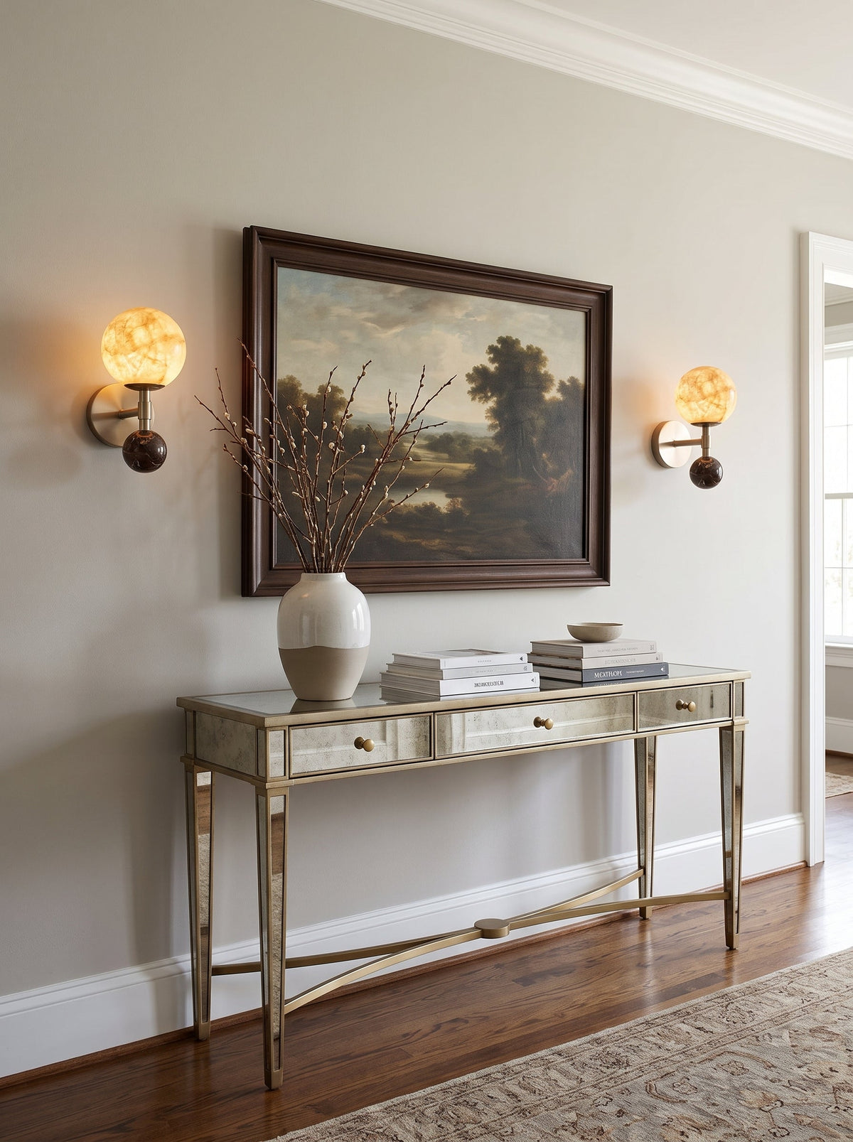 Modulus Alabaster Wall Sconce — product view 6