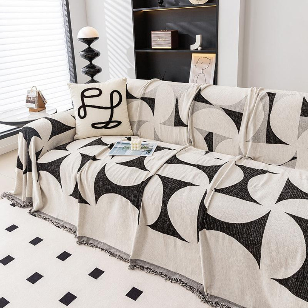 LoungeYard | Windmill Pattern Sofa Cover — product view 5