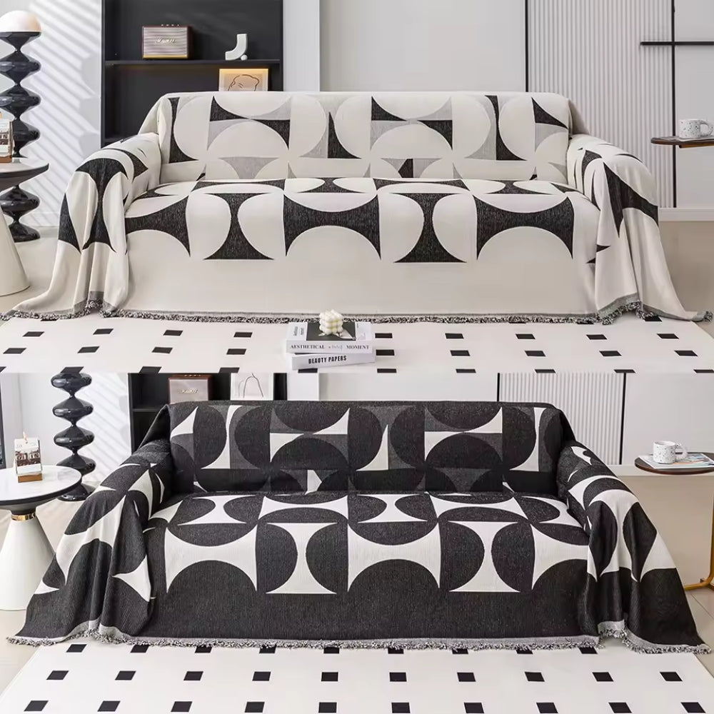 LoungeYard | Windmill Pattern Sofa Cover — product view 2