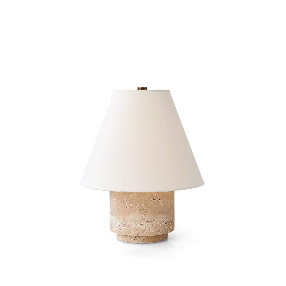 Solano Travertine Table Lamp — product view 1