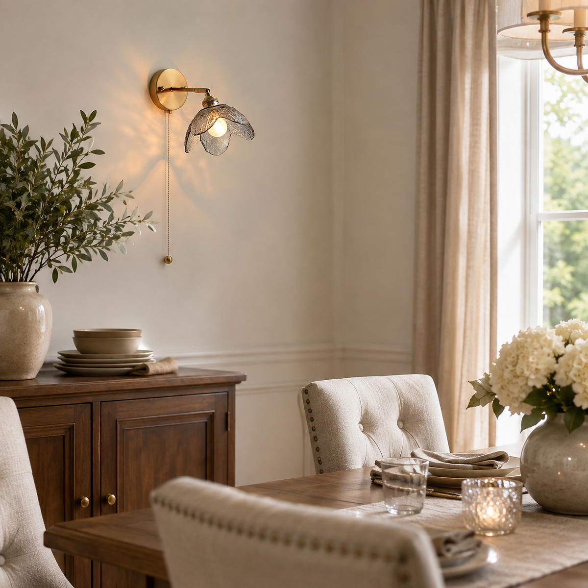  Solene Glass Wall Sconce — product view 7